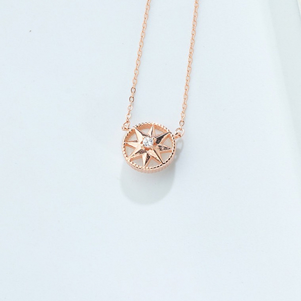 Octopus Compass Necklace PWB469