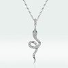 Shiny Snake Pendant Necklace PWB531