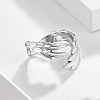 Sterling Silver Angel Wing Ring PWB320