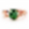 Emerald Gemstone Butterfly Ring PWB425