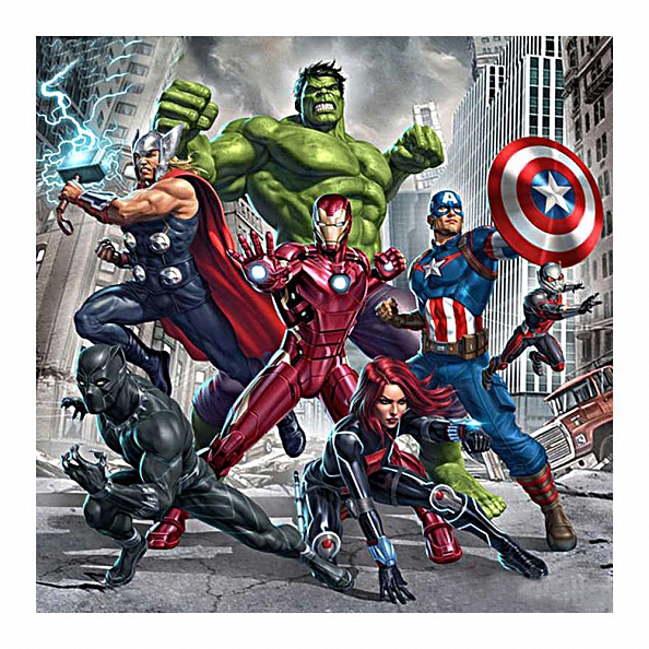 Full Round Diamond Painting - The Avengers PW685