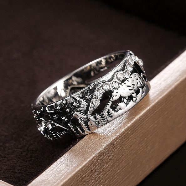 Retro Sun & Moon Ring PWB245