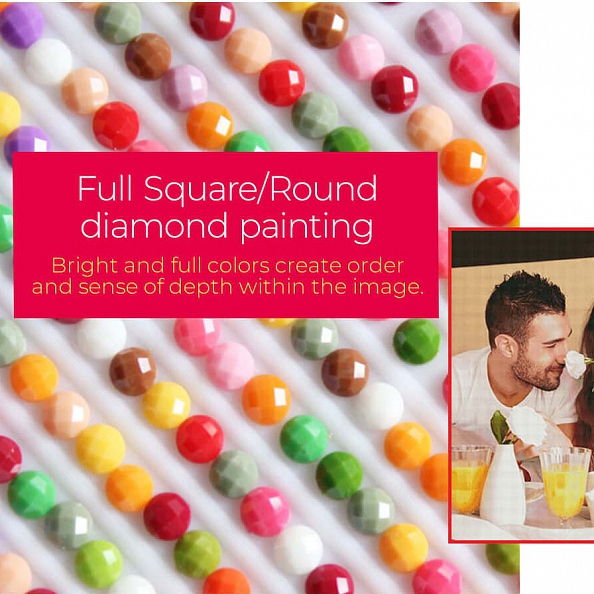 DIY Custom Couple Photo Diamond Painting PW217