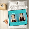 Custom Blankets Personalized Photo Blankets Custom Collage Blankets with 2 Photos PW285