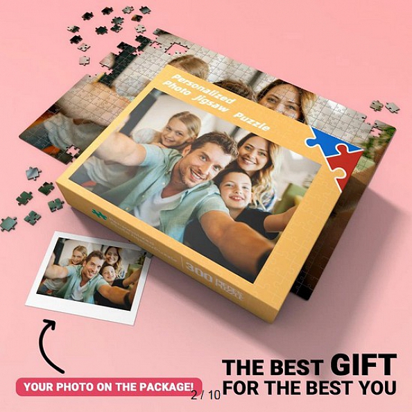 Custom Photo Jigsaw Puzzle Best Indoor Gifts 35-1500 pieces PW066