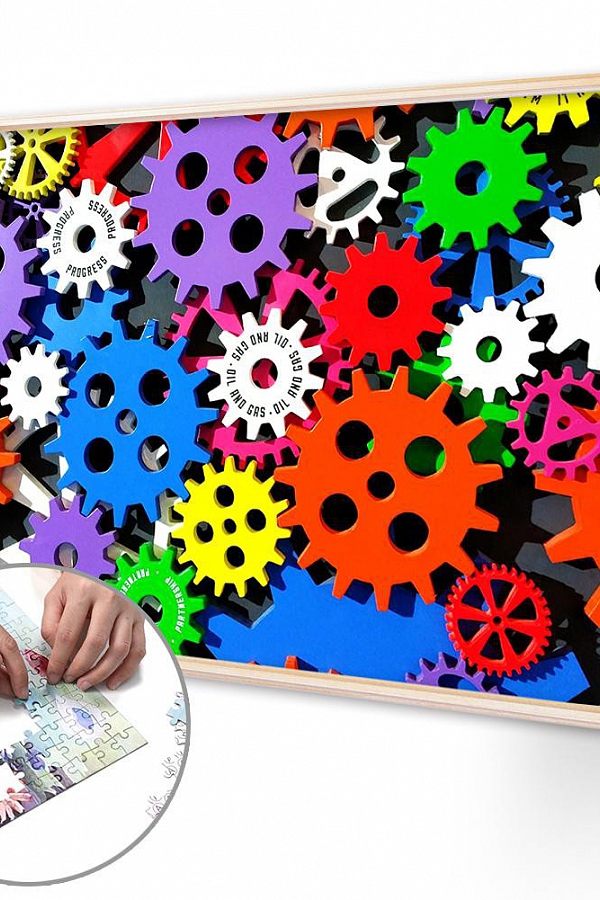 1000pcs Colorful WheelsJigsaw Puzzle(75x50cm) PW581 Personalized