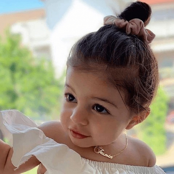 Custom Name Necklace with Crown PW938