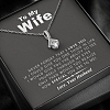 To My Wife Never Forget That I Love You Necklace PWB201
