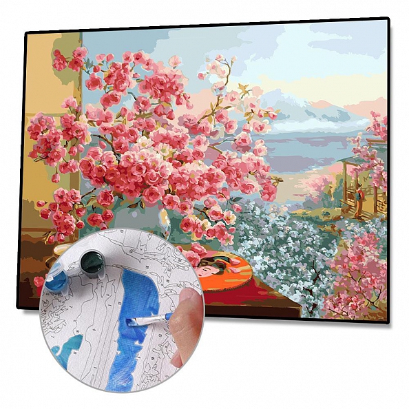 Paint By Numbers-DIY Flowers (40*50 CM) PW747