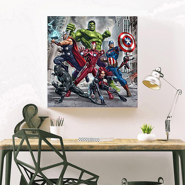 Full Round Diamond Painting - The Avengers PW685