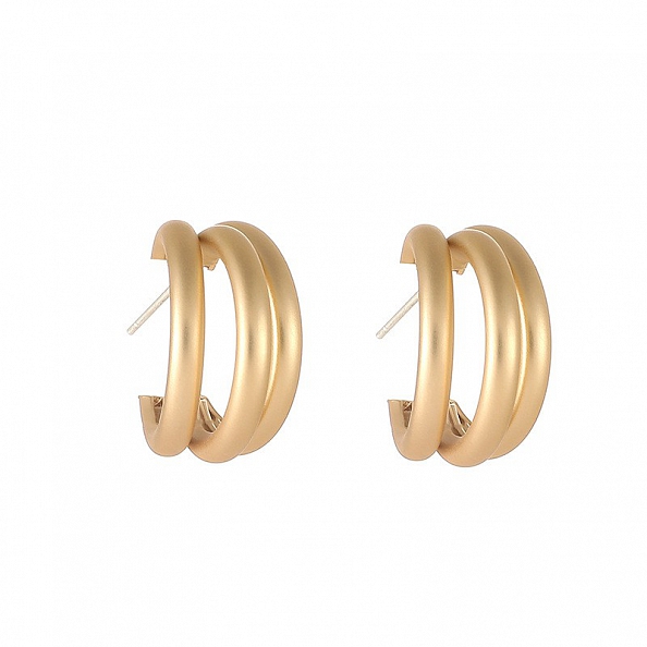Matte Multi-Layer Earrings PWB030