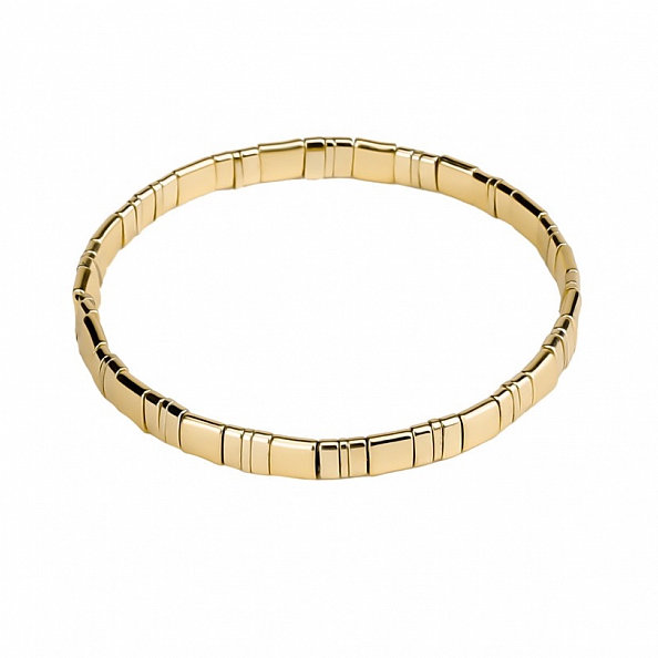 Elastic square beaded bracelet PWB083