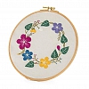 Floral Wreath-Embroidery Kit(25x25cm) PW673