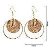 Retro exaggerated gold earrings PWB133