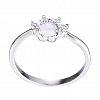 Opal & Crystal Paw Ring PWB315