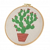 Potted Plant-Embroidery Kit(30x30cm) PW666
