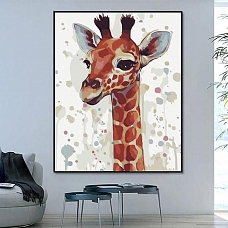 Animal Giraffe Paint By Numbers Kits PW137