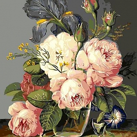 Flower Bottle Flower Paint By Numbers Kits PW163