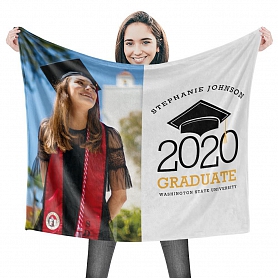 Personalized Graduation Photo Blanket Graduation Gift PW208