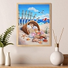 DIY Full Round Diamond Painting Seaside Sea Snail  PW730