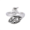 Silver Peacock Charm Ring PWB533
