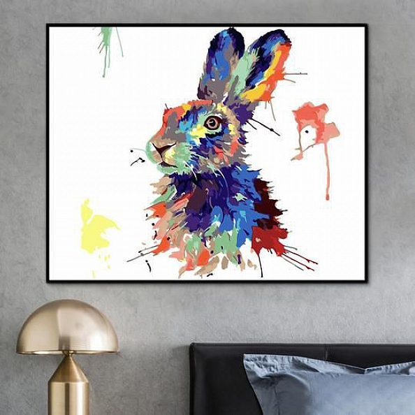 Animal Rabit Paint By Numbers Kits For Beginners PW174