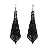 Metallic sparkly tassel earrings PWB166