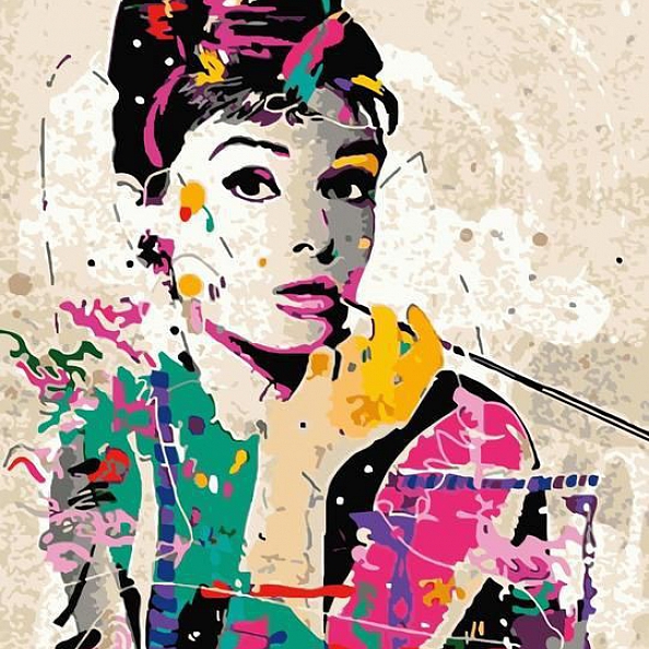 Portrait Lady Paint By Numbers Kits  PW133