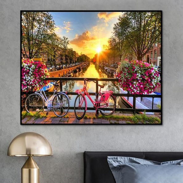 Landscape Street Paint By Numbers Kits PW165