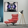 DIY Paint By Numbers Kit(40x50cm) - Glasses Cat PW783