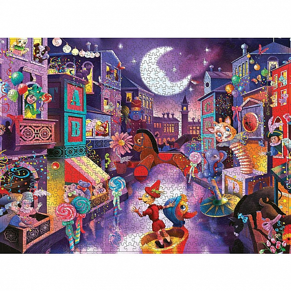 1000pcs Puppet City-Jigsaw Puzzle(69x51cm) PW585