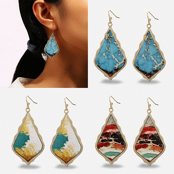 Boho style earrings PWB068