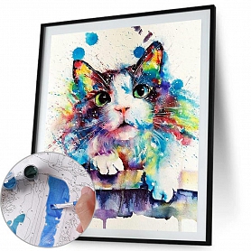 DIY Paint By Numbers Kit(40x50cm) Kitten- PW751