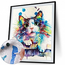 DIY Paint By Numbers Kit(40x50cm) Kitten- PW751