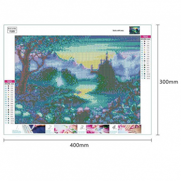 DIY Full Square Diamond Painting-Novelty Forest PW813