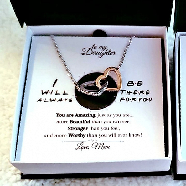 Daughter(s) Always There for you Necklace PWB097