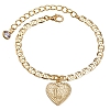 Heart Initials Ankle Bracelet PW889