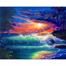 DIY Paint By Numbers Kit(40x50cm) Seascape PW764