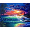 DIY Paint By Numbers Kit(40x50cm) Seascape PW764