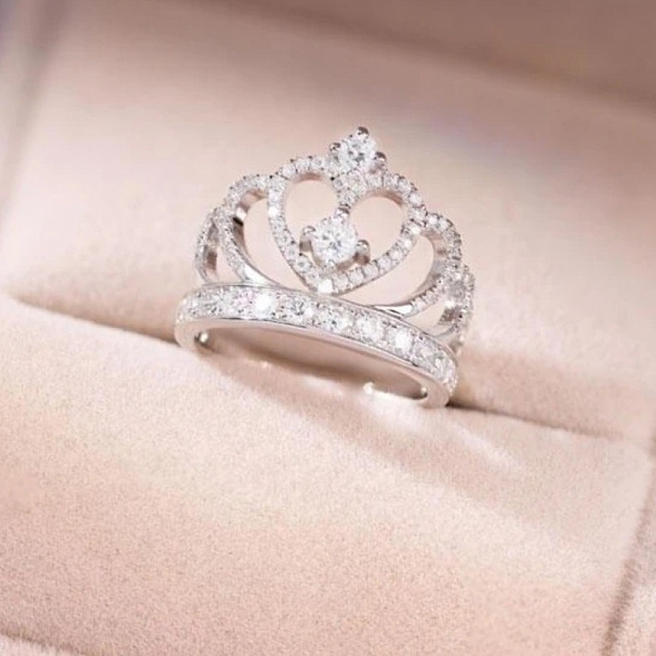 YOU ARE A BADASS CROWN RING PW872