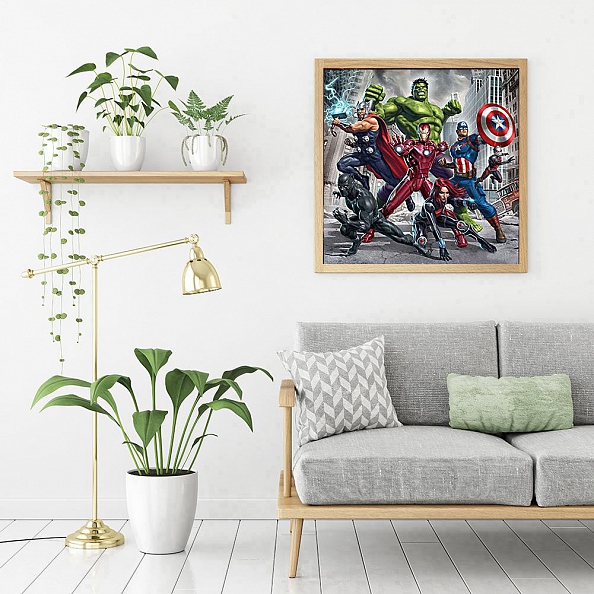 Full Round Diamond Painting - The Avengers PW685