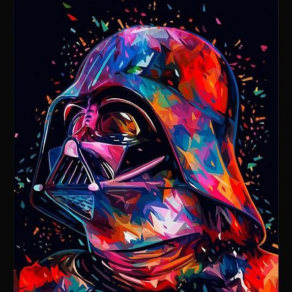 Portrait Alien Paint By Numbers Kits  PW116