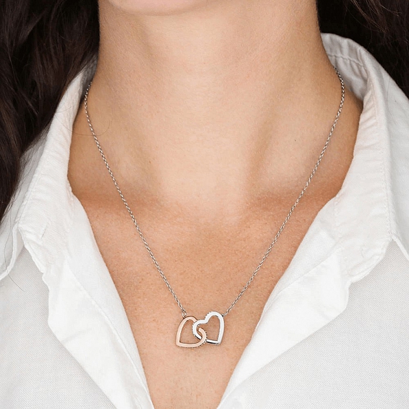 Love Your Granddaughter Interlocking Hearts Necklace PWB108