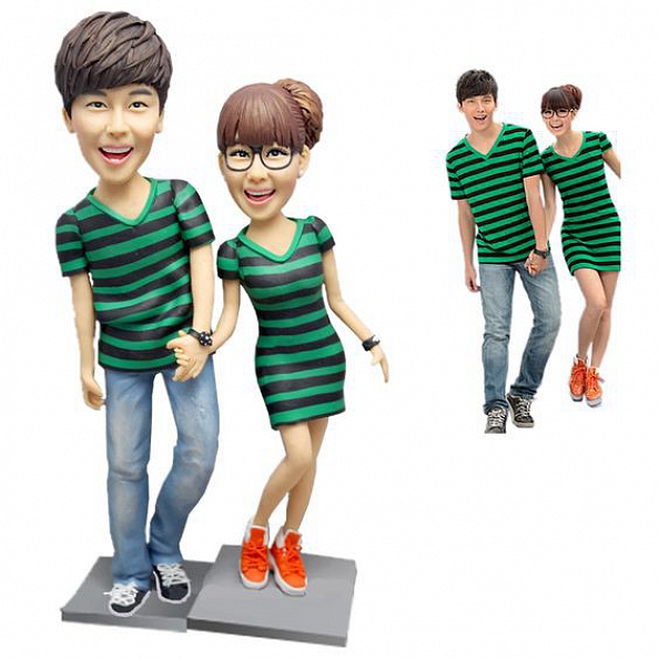 Fully Customizable 2 person Custom Bobblehead PW275