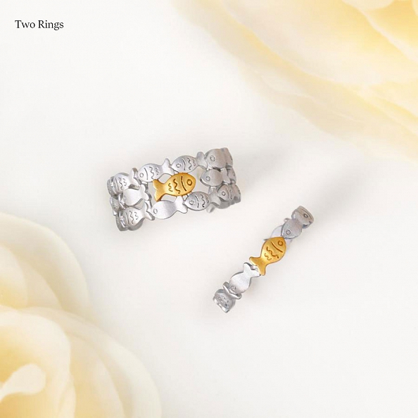 BE YOURSELF SWIMMING AGAINST THE CURRENT RING PWB302 