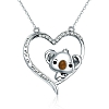 “Keep Me In Your Heart” Koala Pendant Necklace PWB374