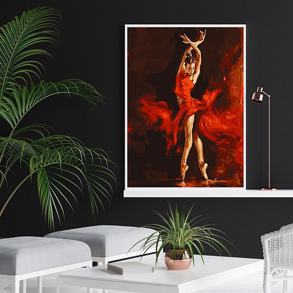 DIY Paint By Numbers Kit(40x50cm) -Dancing Girl PW785