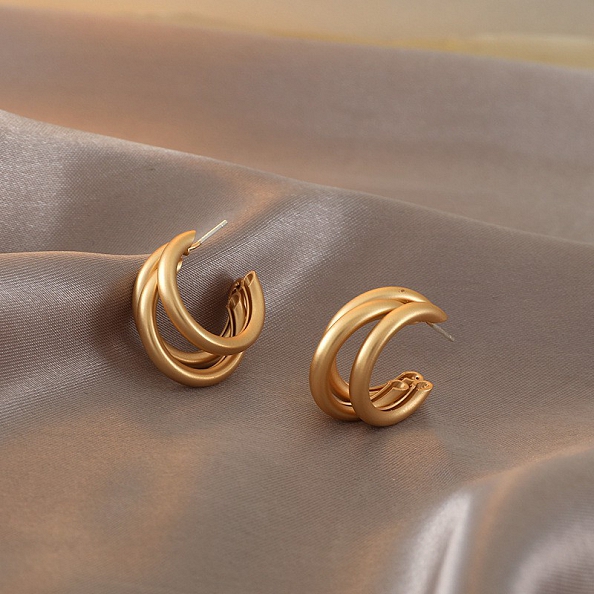 Matte Multi-Layer Earrings PWB030
