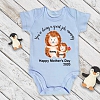 Custom Hedgehog Mother's Day Baby Onesies PW151