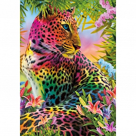 Colorful Leapard Full Drill 5D Diamond Painting Kit PW61
